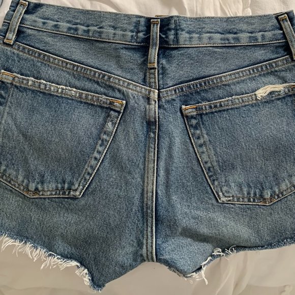 Agolde Parker Denim Shorts - Picture 4 of 5